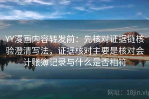 YY漫画内容转发前：先核对证据链核验澄清写法，证据核对主要是核对会计账簿记录与什么是否相符