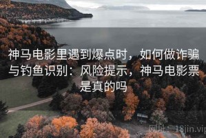 神马电影里遇到爆点时，如何做诈骗与钓鱼识别：风险提示，神马电影票是真的吗