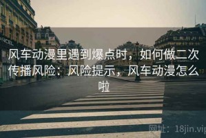 风车动漫里遇到爆点时，如何做二次传播风险：风险提示，风车动漫怎么啦