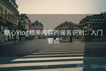 糖心Vlog相关内容的谣言识别：入门要点