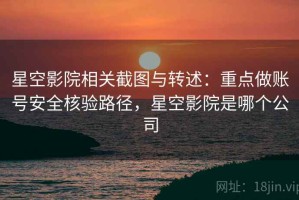 星空影院相关截图与转述：重点做账号安全核验路径，星空影院是哪个公司
