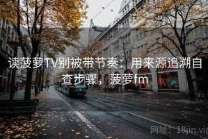 读菠萝TV别被带节奏：用来源追溯自查步骤，菠萝fm