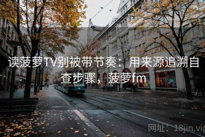 读菠萝TV别被带节奏：用来源追溯自查步骤，菠萝fm