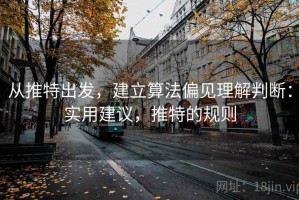 从推特出发，建立算法偏见理解判断：实用建议，推特的规则