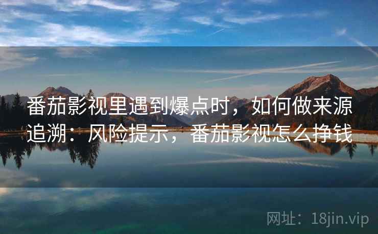 番茄影视里遇到爆点时，如何做来源追溯：风险提示，番茄影视怎么挣钱