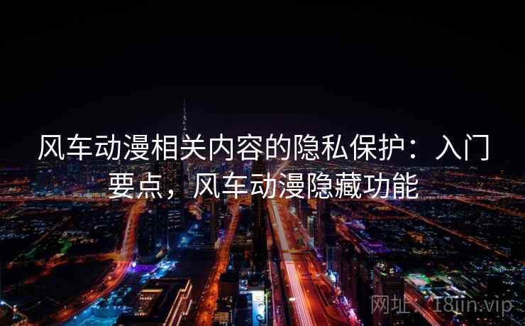 风车动漫相关内容的隐私保护：入门要点，风车动漫隐藏功能