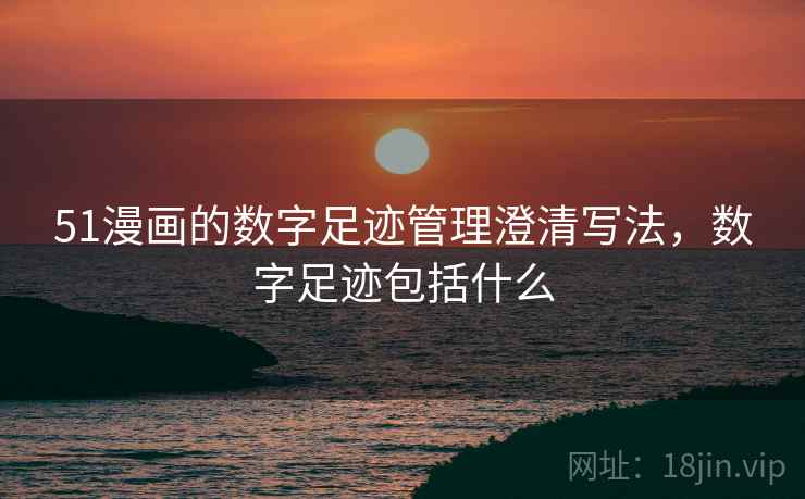 51漫画的数字足迹管理澄清写法，数字足迹包括什么