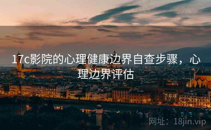 17c影院的心理健康边界自查步骤，心理边界评估